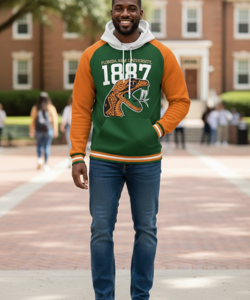 FLORIDA A&M UNISEX 1887 HOODIE